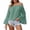 Green, variant on Tops for Women Trendy 2026 Off The Shoulder Chiffon Blouses Dressy Casual Bell Long Sleeve Shirts Tunics Summer Clothes Army Green XL