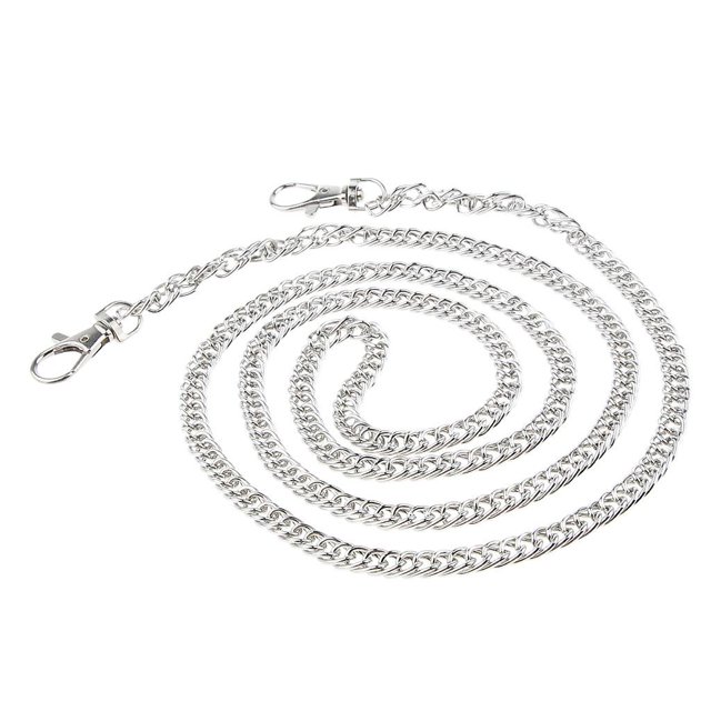 Reemplazo De Correas De Cadena De Monedero Para Bolsos De Crossbody 47.24 Pulgadas Plata Salvador Reemplazo de la cadena del bolso