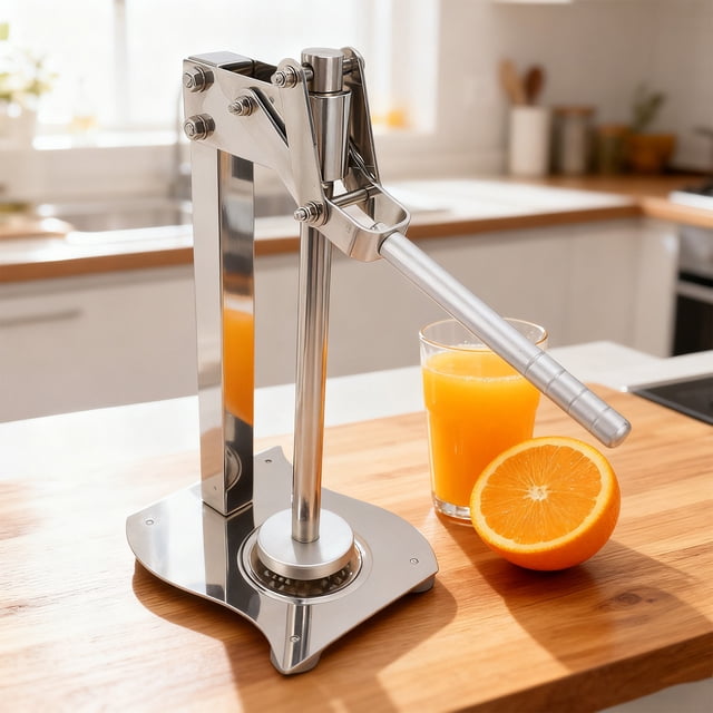 Exprimidor Manual De Acero Inoxidable 304, Extractor De Cítricos, Prensa De Limón Con Antideslizante Para Cocina Casera