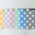 thumbnail image 4 of BAZIC Clipboard Carnival Polka Dot 12.5"x9", Low Profile Clip, Paperboard Fits A4 Letter Size, 6-Pack, 4 of 5