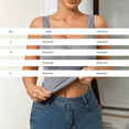 thumbnail image 3 of MVRLSH Womens Tank Tops Loose Fit Casual Racerback Slim Lace Trim Ribbed Sleeveless Layering Basic Tank Top Tops Gray Size XL, 3 of 7