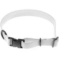 thumbnail image 2 of MiMu Large Silicone Dog Collar - White 25.5in Stylish Dog Collar with Clasp Buckle, 2 of 2
