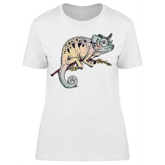 Chameleon Tree Branch T-Shirt Women -Image by Shutterstock, Female 3X-Large