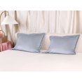 thumbnail image 7 of REGALWOVEN Velvet Pillow Cases Queen Size Set of 2, Pillow Covers with Zipper Closure Gray Queen, 7 of 7