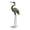 Down, variant on Regal Art & Gift Green Patina Crane Decor SM - Down Metal 34.5" Bird Statue