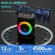 thumbnail image 5 of Máquina de karaoke HWWR D13 con 2 micrófonos Bluetooth 5.3, 5 of 7