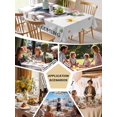 thumbnail image 5 of Spring Pig Table Cloth, Waterproof Tablecloth for Rectangle Tables, Butterfly Botanical Floral Summer Reusable Washable Fabric Table Cover for Restaurant Kitchen Dining Tables 60"x120", 5 of 9