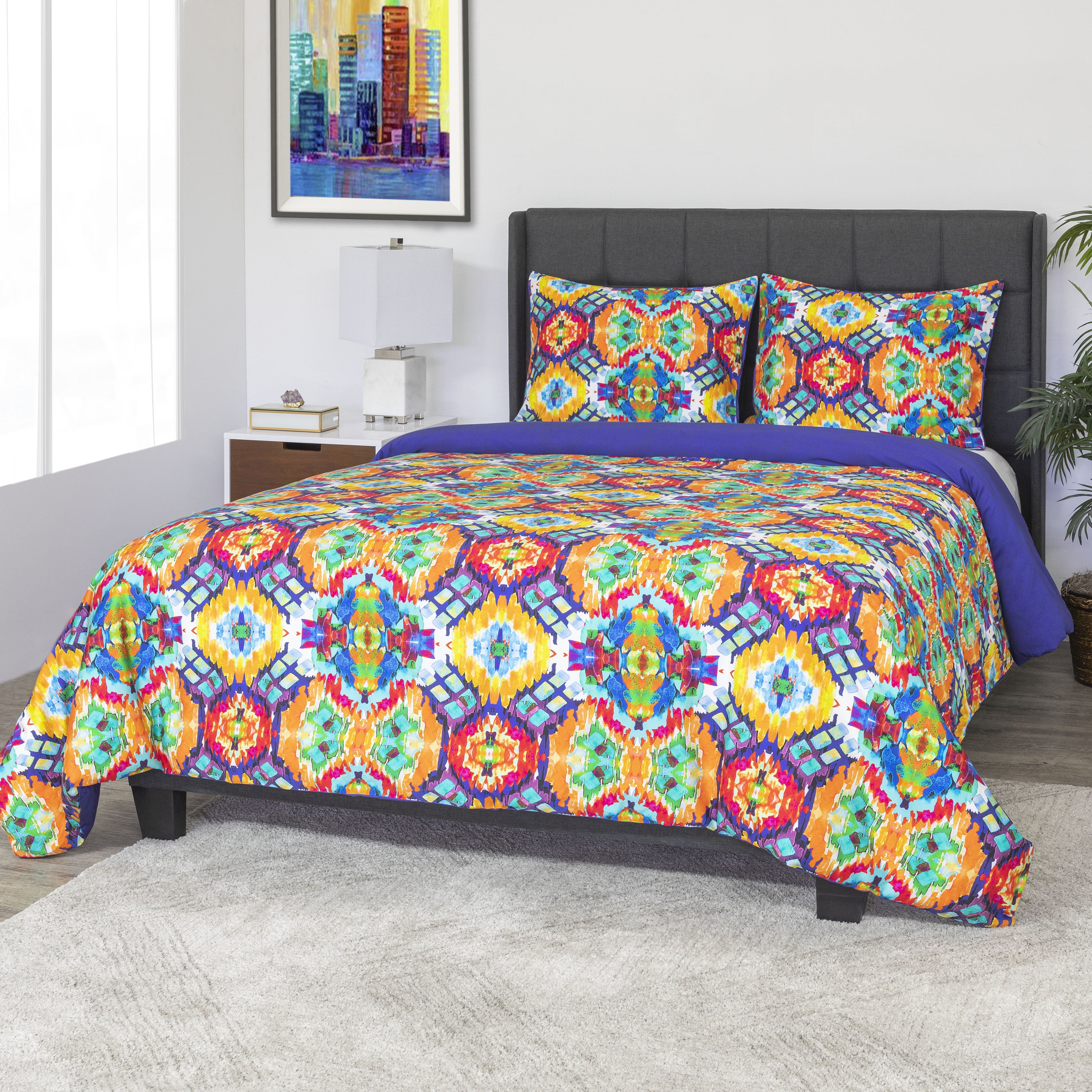 Sobel Westex David Bromstad Medallion Tapestry Comforter Set Full/Queen
