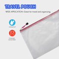 thumbnail image 4 of 18 Pack 8 Sizes Zipper Mesh Pouch, Waterproof Zipper File Bags Document Pouch Multipurpose Travel Ba, 4 of 5
