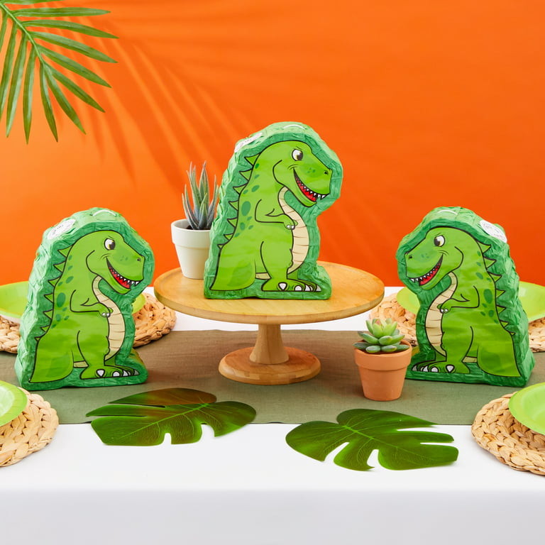 Paper Dinosaur T-Rex Pinata Pull Strings Fun Game Birthday Party
