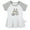 Gray Raglan Dresses, variant on iDzn Little Wolf Novelty Dresses For Baby, Newborn Babies Skirts, Infant Princess Dress, 0-24M Kids Graphic Clothes (White Sleeveless Dresses, 18-24 Months)
