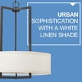 thumbnail image 3 of 3204KZ Hinkley Lighting Hampton - 3 Light Medium Drum Chandelier in Transitional Style - 26 Inches Wide by 30.25 Inches High-Buckeye Bronze, 3 of 9
