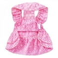 thumbnail image 6 of Dog Lace Princess Dress Pet Clothes Spring Small Dog Skirt Summer Thin Section Romantic Wave Point Gauze Skirt Pet Clothing, 6 of 6