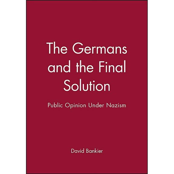 Jewish Society and Culture The Germans and the Final Solution, (Paperback)