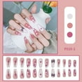thumbnail image 2 of White On Nails Spicy Girl French Cloud Bowknot False Nail Patch Finished Designs, 2 of 6