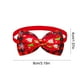 thumbnail image 3 of Seyotauo Christmas Plaid Pet Collar, Xmas Cat Dog Collar with Christmas Pattern Bowtie & Red Bell, Cute Fashion Bow Tie Xmas Costume for Cats & Small Dogs Pets, 3 of 6