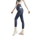 thumbnail image 2 of Women's Maternity Leggings Over The Belly Bump Workout Full Length Leggings Running Active Yoga Pants Gray M, 2 of 7