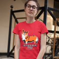 thumbnail image 3 of Tee Hunt Life is Better with My Corgi T-Shirt Pet Best Friend Dog Lover Women's T-Shirt Tee, Red, XX-Large, 3 of 5