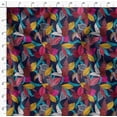 thumbnail image 4 of Soimoi Cotton Satin Spandex Blue Fabric By the Yard - 54 Inch Wide - Leaves Pattern Fabric - Botanical and Elegant Designs for Various Uses Printed Fabric, 4 of 6