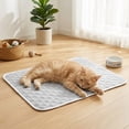 thumbnail image 4 of Dog Cooling Mat, Upgraded Thick Cooling Pad for Dogs, Arc-Chill Color Changing Self-Cooling Mat with Q Max>0.5, Non-Slip Waterproof Portable Pet Mat for Dogs, 4 of 6
