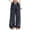 Dark Grey, variant on Women's Pajamas Fuzzy Plush Wide Leg Pajama Pants Warm Elastic Waist Loungewear