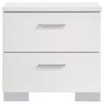 thumbnail image 6 of Felicity 4-piece Queen Bedroom Set White High Gloss, 6 of 17