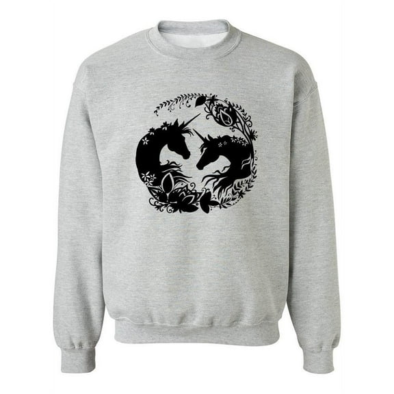 Mythical Unicorns Portrait Sweatshirt Women -Image by Shutterstock, Female 4X-Large