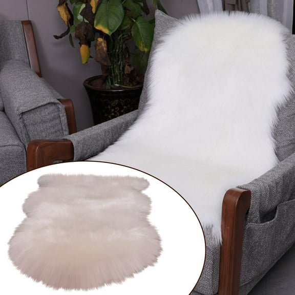 Myvepuop Carpet Solid Color Plush Rug Office Home Fluffy Area Rug Bedroom Soft Furry Durable Rug,1X Floor Mat