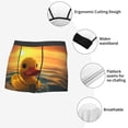 thumbnail image 3 of Kdxio Men's Boxer Briefs with Cartoon Swimming Yellow Duck Print - Comfortable and Breathable Underwear for Everyday Wear, 3 of 5