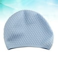 thumbnail image 3 of Shisuyan Useful Silicone Swimming Practical Waterproof Swim Pool Hat Long Hair Ear Protection Swim Caps for Women Female (Random Color), 3 of 8