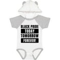thumbnail image 3 of Inktastic Black History Month Black Pride Today Tomorrow Forever Boys or Girls Baby Bodysuit, 3 of 5