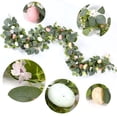 thumbnail image 4 of Colorful Easter Egg Garland - 67 Long Inch Spring Vine with Leaves for Door, Mantel, Wall, and Patio Decor, Indoor Outdoor Use, 4 of 10