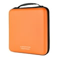 thumbnail image 1 of alavisxf xx 192 Capacity EVA CD/DVD Case Orange Portable Zipper Holder Disc Storage Organizer Wallet, 1 of 6