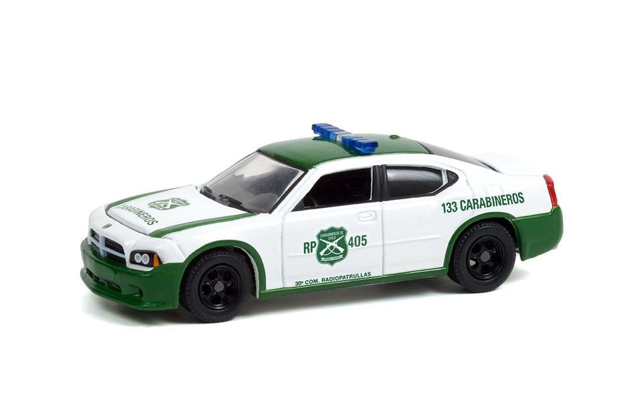 Greenlight 1/24 Scale 1977 Monaco Police Red & White Diecast Model Car - Finchburg County Sheriff, Die-Cast Collectible