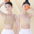 thumbnail image 2 of YAYUBA Girls Training Bras 10-12,Girls Training Bras for Girls 8-14 Comfortable Bra with Soft Removable Padding Seamless Bras 2 Pack, 2 of 9
