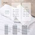 thumbnail image 4 of Eddie Bauer 213016 Ensemble de Draps en Percale de Coton pour Mouches de Pêche, Blanc, Jumeau, 4 of 5