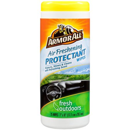 Armor All Protectant Wipes, Fresh Outdoors Scent, 25 Count