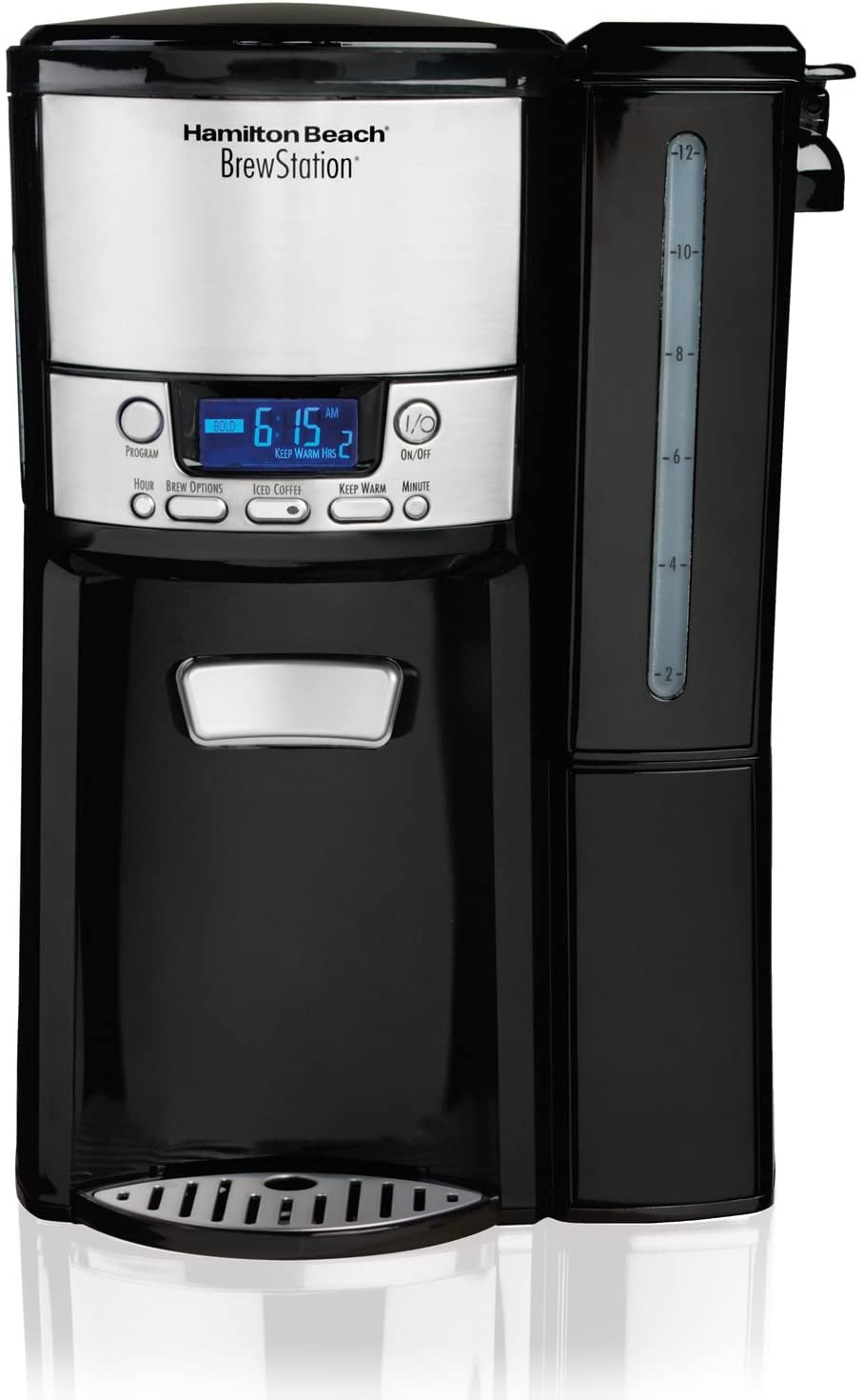 Hamilton Beach Programmable BrewStation Summit 12 Cup Coffeemaker Model 48464 Stainless Steel Walmart