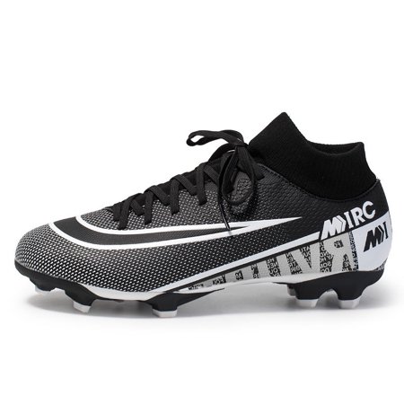 

Men s High-top Anti-slip Wear-resistant Long Spikes Soccer Training Shoes