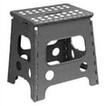 thumbnail image 3 of Superio Folding Rubberized Plastic 15" Step Stool, Black, 3 of 5