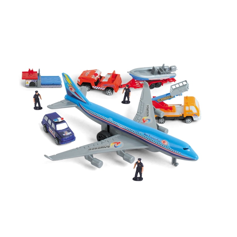 Aviator Action! Kids Airport Playset 57-Piece - Multicolor