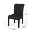 thumbnail image 4 of Rolltop Design Dining Chairs, Stain-Resistant / Suitable for Casual and Formal Meals, 4 of 6