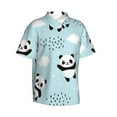 thumbnail image 2 of Haiem Cute Panda Bear Men'S Pajama Pants Ultra Lightweight Pjs Bottoms Sleepwear Bottom Pants With Pocket Drawstring-Small, 2 of 9
