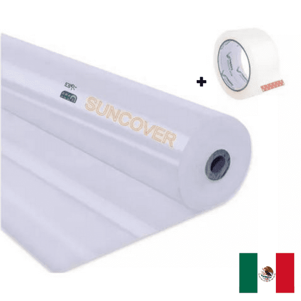 PLÁSTICO INVERNADERO 7.20M x 2M - 5% SOMBRA - TRANSPARENTE SUNCOVER SUNCOVER CLIP SUJETADOR
