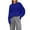 Blue, variant on Casual Crewneck Sweaters for Women Fall 2025 Lightweight Long Batwing Sleeve Pullover Sweaters Tops Knit Clothes Blue M