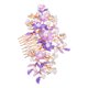 thumbnail image 5 of unbranded Peine Floral Morado Para Novia Con Duradero Y Ligero Para Bodas, 5 of 8