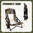 thumbnail image 2 of Portable Hunting & Camping Chair, Foldable Turkey Seat with Cup Holder, Carry Strap, Heavy-Duty Design for Backpacking, Travel, Picnics, and Outdoor Adventures (2 Pack), 2 of 8