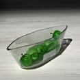 thumbnail image 4 of WGV Clear Large Boat Vase - 11" Long x 3" Height, Good quality, Heavy Weighted Base - 1 Pc, 4 of 5