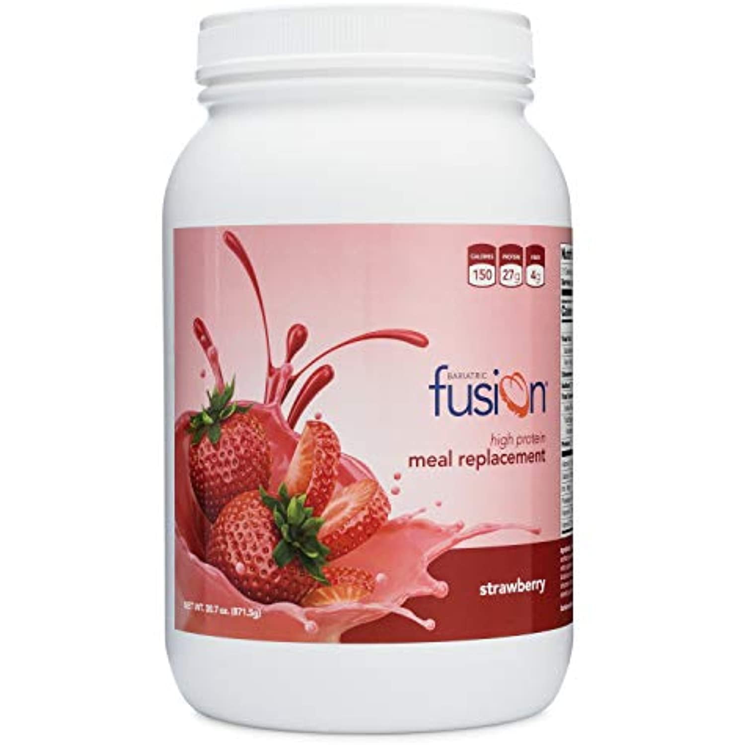 Bariatric Fusion Meal Replacement Protein 21 Serving Tub Strawberry For bariatric-fusion-meal-replacement-protein-21-serving-tub-strawberry-for