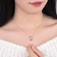 thumbnail image 3 of Collar con colgante de luna de conejo de plata de ley S925, 3 of 5